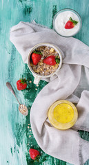 Ingredients for healthy breakfast