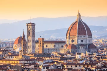 Printed kitchen splashbacks Florence Cathedral Santa Maria Del Fiore, aka Saint mary of the Flower, Florence, Italy