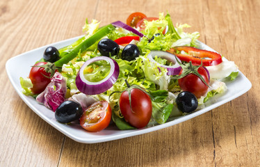 Plato de ensalada