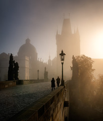 Naklejka premium Charles Bridge, Prague, Czech republic