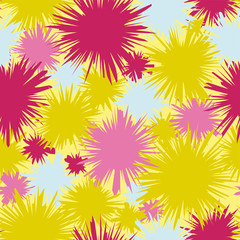 Seamless decorative vector background with abstract shapes. Print. Cloth design, wallpaper.