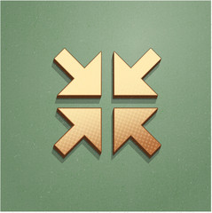 Ikona vintage z szumem i cieniem © vempireart