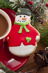 snowman cookie