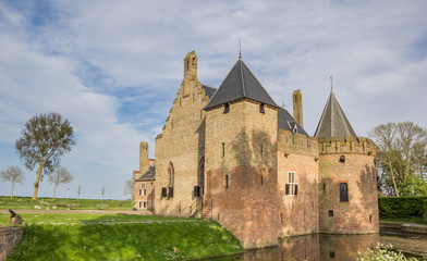 Fototapeta na wymiar Historical castle Radboud in Medemblik