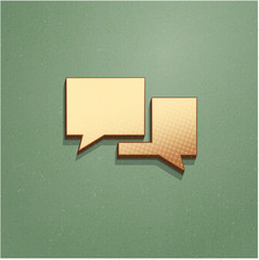 Ikona vintage z szumem i cieniem © vempireart