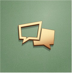 Ikona vintage z szumem i cieniem © vempireart