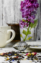 Custard tea and lilac