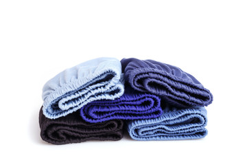 Close up men underwear isolated on white