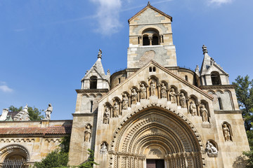 Fototapeta na wymiar The Chapel of Jak gothic church. Vajdahunyad Castle, Budapest.