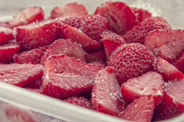 frozen strawberries