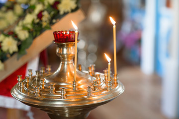 candles in Church
