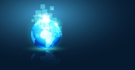 mondo, hi tech, sfondo, internet, comunicazione