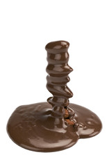 almond coated with chocolate