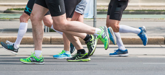 Laufende Beine, Marathon