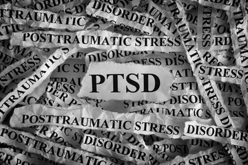 Posttraumatic stress disorder - obrazy, fototapety, plakaty
