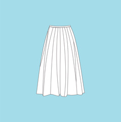 Women's skirt. casual wear. skirt.