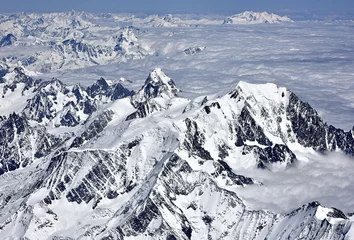 Crédence de cuisine en verre imprimé Photo aérienne les alpes ..vue aérienne