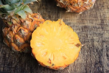 fresh pineapple sweet fruit