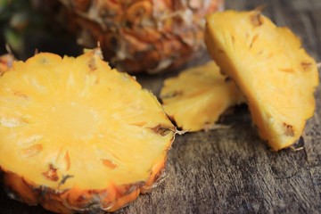 fresh pineapple sweet fruit