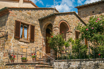 Historic center of Monticchiello village