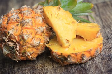fresh pineapple sweet fruit
