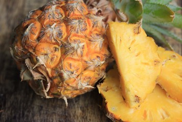 fresh pineapple sweet fruit