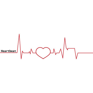 Heartbeat icon. Scale heartbeat