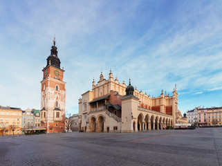 Fototapeta Market square in Krakow, Poland obraz