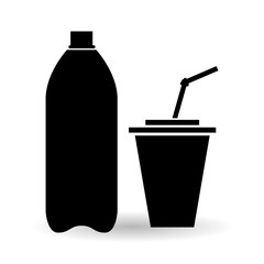 Soda design. Drink concept. white background