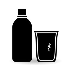 Soda design. Drink concept. white background