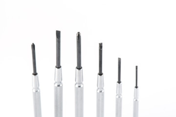Screwdrivers kit isolated