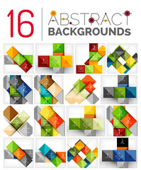 Collection of abstract backgrounds