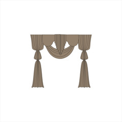 interior textiles. window decoration. curtains.