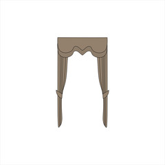 interior textiles. window decoration. curtains.