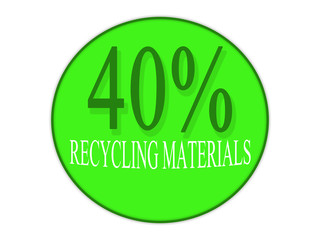 40 % Recycling