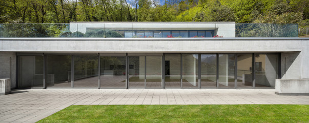 modern house, facade