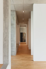 empty corridor of modern building