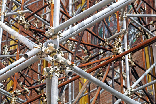 Clamp metal scaffolding