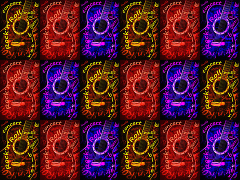 akustische Gitarre als Hintergrund