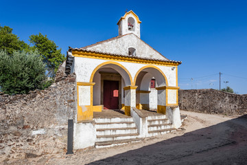 São Roque Church (inside the São Roque Fort) in Castelo de Vide,  Portalegre, Alto Alentejo, Portugal.