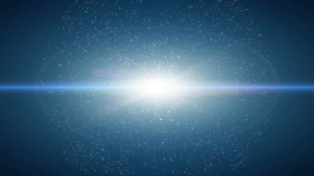 Dust particle explosion, Light ray effect. UHD 4k 3840x2160.
