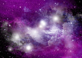 galaxy in a free space