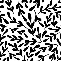 Seamless leaf pattern