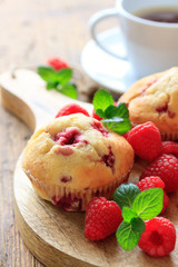 Raspberry muffins