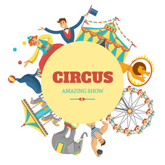 Round Circus Composition