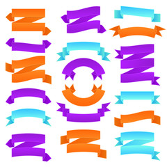 Obraz premium Set of ribbons