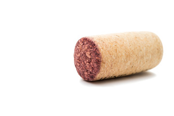 wine cork isolated