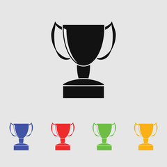 Cup vector icon for web and mobile