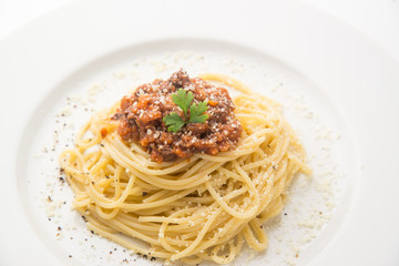 meat sauce spagetti