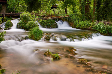 Fototapeta na wymiar Rastoke Waterfalls, Croatia